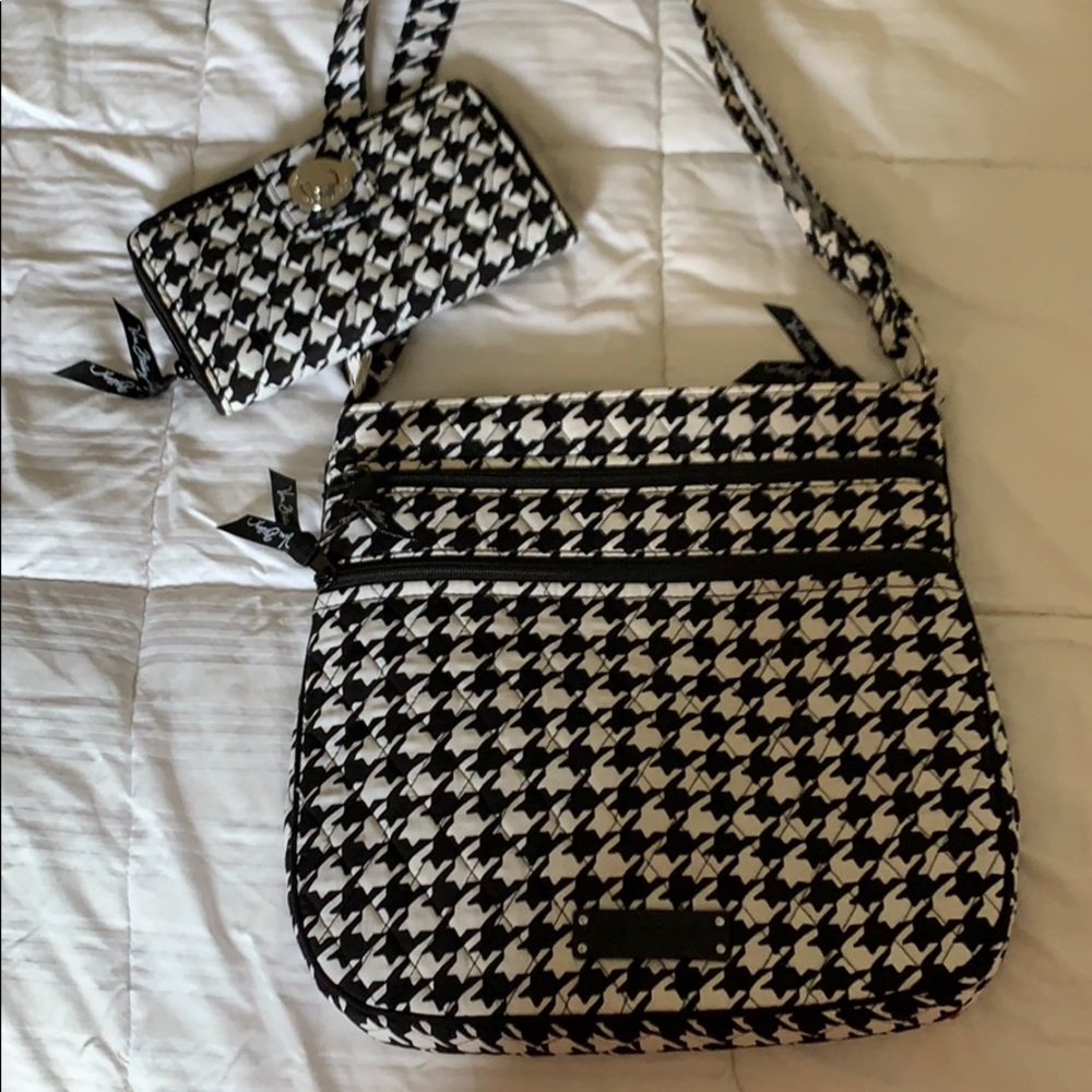 New Vera Bradley purse and matching wallet.